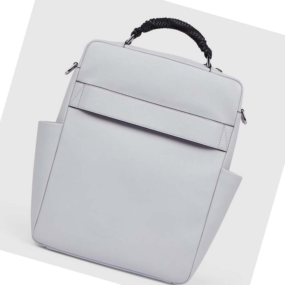 Men's Ecco CERAMIC TECH-BAG COMPACT Handbag White | USA 731PJJ